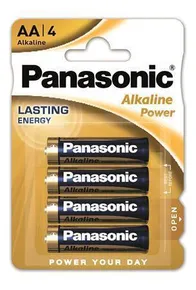 Elem Alkaline power, AA 4 db., PANASONIC